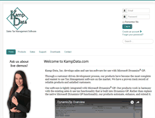 Tablet Screenshot of kampdata.com